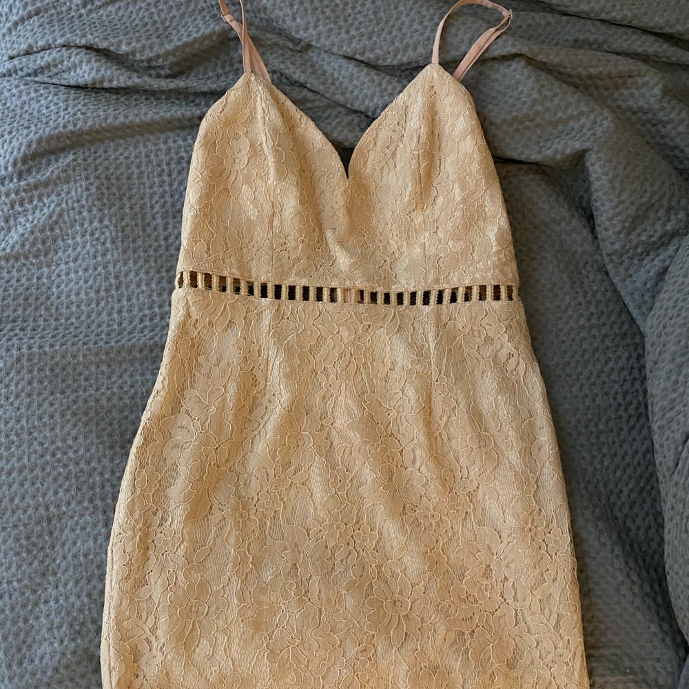 Pink lace Tobi dress